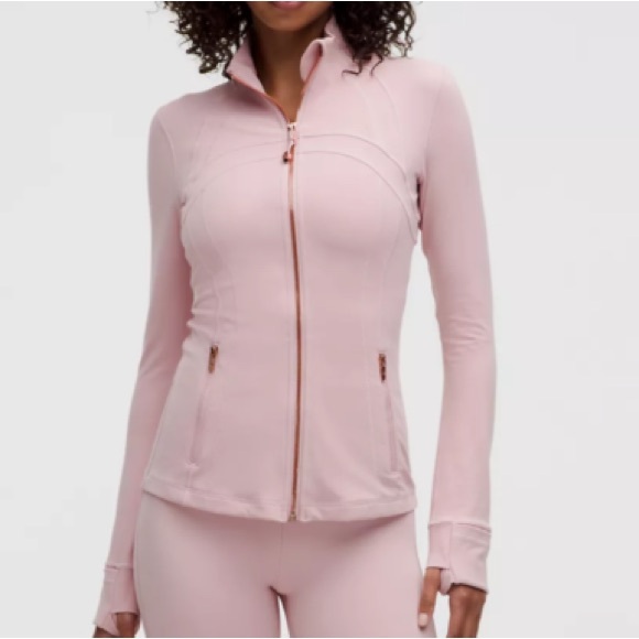 Lululemon Define Jacket *Nulu* Pink Organza / Gold / Gold - Picture 2 of 9